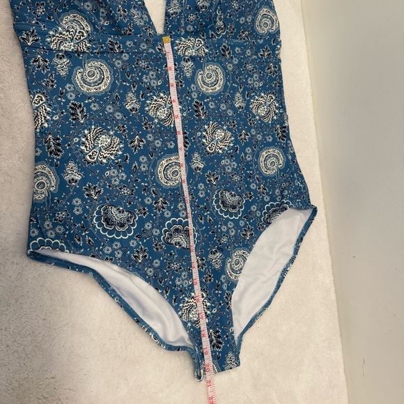 Boden Ithaca Halter Swimsuit One Piece Women's Blue size US 16-18L - Picture 10 of 10